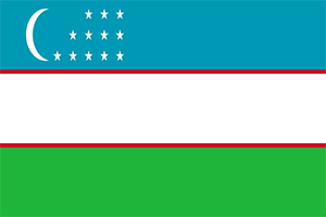 우즈베키스탄 국기